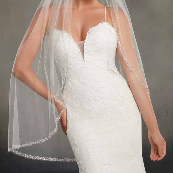 Mori Lee Madeline Gardner Bridal Veil **BRAND NEW** - Picture 2 of 15